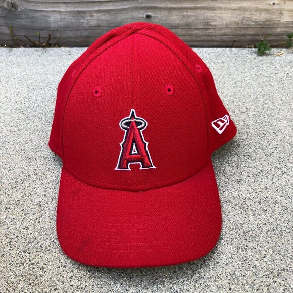 NEW ERA Anaheim Angels Fitted Hat Toddler Child Red 39Thrity Cap MLB Baseball - Picture 1 of 6